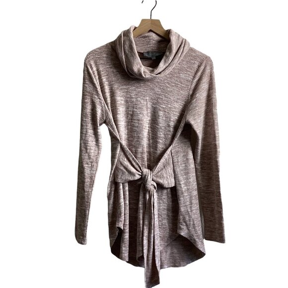 Anthropologie Sunday in Brooklyn Cowl Neck Pullover Top – Dusty Pink - Picture 1 of 8